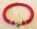 Rose Satin Cord Prayer Rope Bracelet